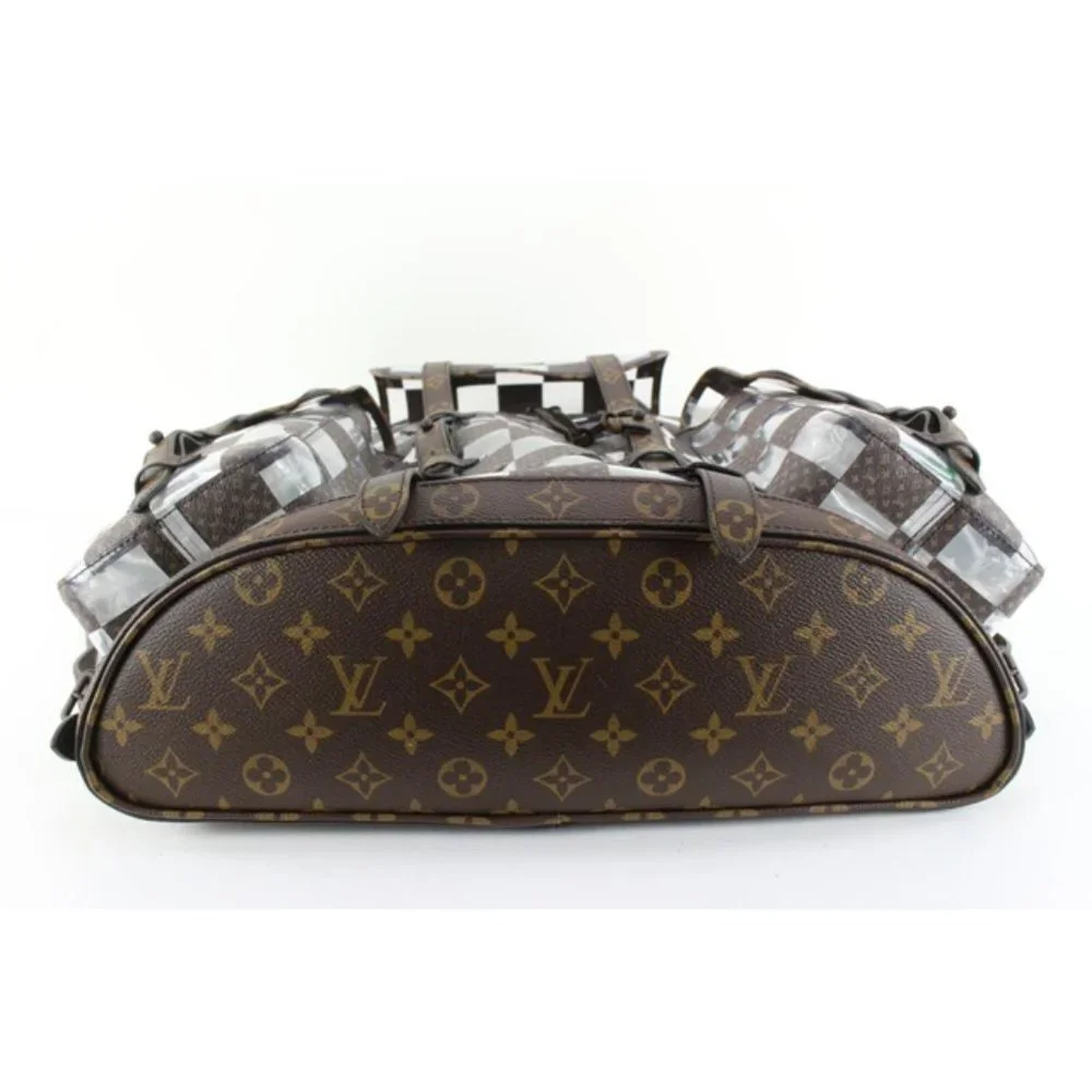 Louis Vuitton Virgil Abloh Monogram Chess Christopher Backpack 21lz720s